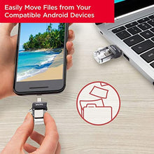 Load image into Gallery viewer, SANDISK 128GB Ultra Dual Drive m3.0 for Android Devices and Computers - microUSB, USB 3.0 - SDDD3-128G-GAM46, Black_997
