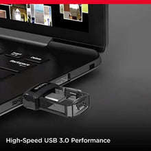 Load image into Gallery viewer, SANDISK 128GB Ultra Dual Drive m3.0 for Android Devices and Computers - microUSB, USB 3.0 - SDDD3-128G-GAM46, Black_998
