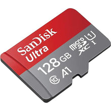 Load image into Gallery viewer, SanDisk 128GB Ultra microSDXC 120MB/s A1 Class 10 UHS-I, White_325
