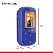Load image into Gallery viewer, SanDisk 16GB Clip Sport Plus MP3 Player, Red - Bluetooth, LCD Screen, FM Radio - SDMX28-016G-G46R_488
