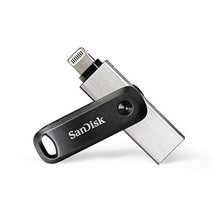 Load image into Gallery viewer, SANDISK 256GB iXpand Flash Drive Go, Lightning &amp; USB-C Connectors, Black_1
