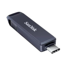 Load image into Gallery viewer, SANDISK 256GB Phone Drive for iPhone, USB C and Lightning, Compatible with iPads, Mac, and Devices, Metallic Blue Finish, 1 Count, SDIXD0N 256G-GN6NE, MetallicSky_202
