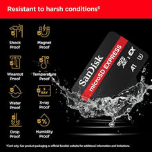 Load image into Gallery viewer, SANDISK 512GB microSD Express Card - Works with Nintendo-Switch 2, Up to 880MB/s Read, Up to 650MB/s Write, 220MB/s Sustained Write, U3, C10 - SDSQXFN-512G-GN4N, Black_299
