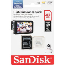 Load image into Gallery viewer, SanDisk High Endurance 256 GB microSD, InformationNotAvailable_940
