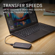 Load image into Gallery viewer, SANDISK Professional 4TB PRO-G40 SSD - Up to 3000MB/s, Thunderbolt 3 (40Gbps), USB-C (10Gbps), IP68 dust/Water Resistance, External Solid State Drive - SDPS31H-004T-GBCND, InformationNotAvailable_4101
