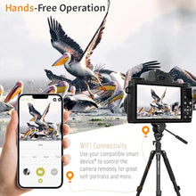 Load image into Gallery viewer, Saneen Digital Camera, 4k Cameras for Photography, 64MP WiFi Touch Screen Vlogging Camera with Flash, 32GB Card, Lens Hood,3000mAH Battery, Front and Rear Cameras,Hot Shoe Interface Beginner, MPKBlack_59
