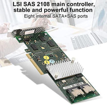 Load image into Gallery viewer, SAS Controller Card, 6Gbps PCIe 2.0 Array Card with 512MB Cache_371
