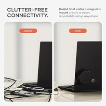 Load image into Gallery viewer, Satechi OntheGo 7-in-1 USB-C Hub, 4K/60Hz HDMI, 100W PD, Space Black, SpaceBlack_74
