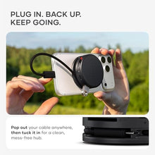 Load image into Gallery viewer, Satechi OntheGo 7-in-1 USB-C Hub, 4K/60Hz HDMI, 100W PD, Space Black, SpaceBlack_76
