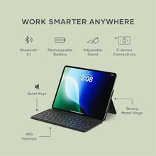 Load image into Gallery viewer, Satechi OntheGo Bluetooth Keyboard, Connect Up to 3 Devices, Tablet, Black_282
