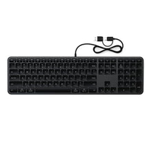 Load image into Gallery viewer, Satechi Slim LX3 Wired Keyboard, Cross-Platform OS Switching, Space Black, SpaceBlack_1
