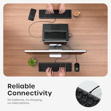Load image into Gallery viewer, Satechi Slim LX3 Wired Keyboard, Cross-Platform OS Switching, Space Black, SpaceBlack_835
