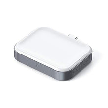 Load image into Gallery viewer, Satechi USB-C Wireless Charging Dock - Compatible with Apple AirPods Pro &amp; AirPods 3/2/ 1 with Wireless Charging Case (Not Included), SpaceGray_1361
