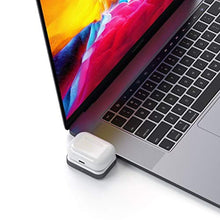 Load image into Gallery viewer, Satechi USB-C Wireless Charging Dock - Compatible with Apple AirPods Pro &amp; AirPods 3/2/ 1 with Wireless Charging Case (Not Included), SpaceGray_1364

