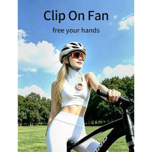 Load image into Gallery viewer, SBMKK Portable Silent Mini Bladeless Fan, Clip On Fan for Shirt, 3 Speeds &amp; Queit, Hands Free Waist Whirlwind Fans, USB Rechargeable, Suitable for Outdoor &amp; Travel &amp; Office (pink)_3213
