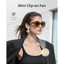 Load image into Gallery viewer, SBMKK Portable Silent Mini Bladeless Fan, Clip On Fan for Shirt, 3 Speeds &amp; Queit, Hands Free Waist Whirlwind Fans, USB Rechargeable, Suitable for Outdoor &amp; Travel &amp; Office (pink)_3

