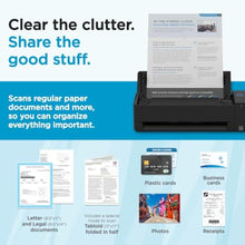 Load image into Gallery viewer, ScanSnap iX1300 Wireless or USB Double-Sided Color Document Scanner, Black, ScanSnapiXBlack_950
