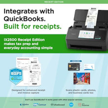 Load image into Gallery viewer, ScanSnap iX2500 Receipt Edition Wireless or USB High-Speed Scanner, Black, ScanSnapiXReceiptEdition_643
