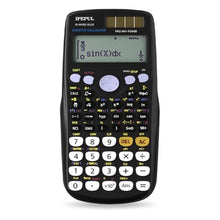 Load image into Gallery viewer, Scientific Calculators, IPepul Math Calculator with 417 Function, Solar Battery Power and 4-Lines Display, School Supplies for Middle High College Students Teachers (Black)_1

