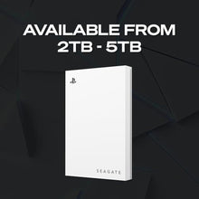 Load image into Gallery viewer, Seagate Game Drive for PlayStation Consoles 5 TB External Hard Drive - USB 3.2 Gen 1, Officially-License (STLV5000100), White_8340
