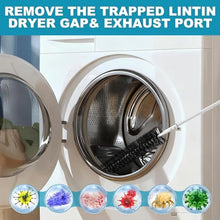Load image into Gallery viewer, Sealegend 30 Feet Dryer Vent Cleaner Kit, Lint Remover, 2Upgraded Flexible Quick-Snap Brush with Drill Attachment, Extends Up to 30 Feet for Easy Cleaning, Works with/Without a Power Drill, Black_4387
