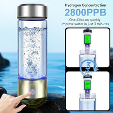 Load image into Gallery viewer, Seducte 2026 New Hydrogen Water Bottle, 2800PPB in 3Min, SPE PEM Tech, Portable 16OZ, Rechargeable Hydrogen Water Bottle for Travel, Home, Office Gift for Family &amp; Friends (Black), MatteBlack_7

