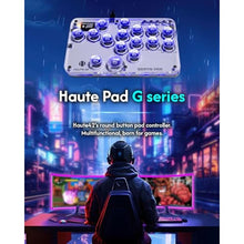 Load image into Gallery viewer, Sehawei Haute42 Arcade Stick 16Keys All-Button Gamerfinger with Custom RGB &amp; Turbo Functions,Arcade Controller Street Fight for PC/Ps3/Ps4/Switch/Steam Game Keyboard-Supports Hot Swap &amp; SOCD_7351
