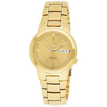Load image into Gallery viewer, Seiko Men's SNKA10 Seiko 5 Automatic Gold Dial Gold-Tone Stainless Steel Watch_1
