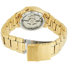 Load image into Gallery viewer, Seiko Men's SNKA10 Seiko 5 Automatic Gold Dial Gold-Tone Stainless Steel Watch_1660
