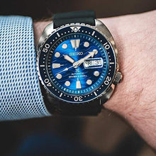 Load image into Gallery viewer, Seiko Prospex SRPE07K1 Analog Automatic Black Silicon Men Watch, Blue_1693
