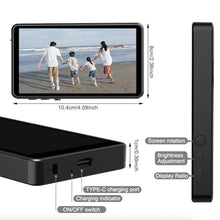 Load image into Gallery viewer, Selorr Selfie Monitor Screen,4-inch Magnetic Phone Vlog Selfie Monitor Screen 4K 60fps Bluetooth Remote,Back Camera for Vlog Live Stream TikTok,Compatible with iPhone/Android White_3472
