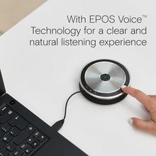 Load image into Gallery viewer, Sennheiser Enterprise Solution SP 20 ML 506050 Sound-Enhanced, User Friendly Mobile Speaker Phone For Desk Mobile Phone Softphone PC Connection Skype for Business Certified, Silver, EXPAND SP 20_8283
