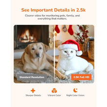Load image into Gallery viewer, SensForge 2.5K Indoor Pan-Tilt Security Camera, 360 Dual-Band 2.4/5GHz Wi-Fi Camera for Home, Smart AI Human &amp; Pet &amp; Motion Detection, Two-Way Talk, No Subscription Required (1, White)_53
