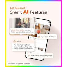 Load image into Gallery viewer, SensForge 2.5K Indoor Pan-Tilt Security Camera, 360 Dual-Band 2.4/5GHz Wi-Fi Camera for Home, Smart AI Human &amp; Pet &amp; Motion Detection, Two-Way Talk, No Subscription Required (1, White)_54
