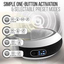 Load image into Gallery viewer, SereneLife Smart Eye Massager with Heat and Compression for Migraines and Stress Therapy, Wireless Heated Mask w/Music &amp; Vibration, LegacyBlack_939

