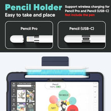 Load image into Gallery viewer, SEYMAC Case for iPad Air 11 inch M4/ M3/ M2 (2026/2025/2024), Navy Blue_342
