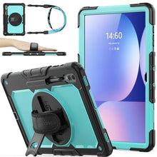 Load image into Gallery viewer, SEYMAC stock Case for Samsung Galaxy Tab S10 Ultra / S9 Ultra Tablet Case 14.6'' Protective with Screen Protector, Pen Holder, 360 Rotate Stand, Hand Strap, Shoulder Strap, SkyBlue1_1
