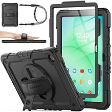 Load image into Gallery viewer, SEYMAC stock Case for Samsung Galaxy Tab A11+ Plus/A9+ Plus 11'', Full-Body Drop Protection Case with Screen Protector Pencil Holder [360 Rotating Hand Strap] &amp;Stand - Black_1

