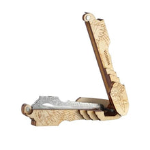 Load image into Gallery viewer, Shamanicshop Jew's Harp by D.Glazyrin/Mongol (in wooden case) - Professional mouth musical instrument (jaw harp) Beautiful sound Excellent quality Original Russian maultrommel (jaw harp, dan moi)., black_1

