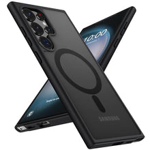Load image into Gallery viewer, sheheme Strong Magnetic for Samsung Galaxy S24 Ultra Case, [Compatible with MagSafe] [Military-Grade Protection] Shockproof Translucent Matte for S24 Ultra Case 6.8",Black Titanium_1
