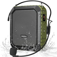 Load image into Gallery viewer, SHIDU Voice Amplifier for Teacher with Portable Microphone and Speaker, 18W Megaphone with Wired Mic Headset, IPX5 Waterproof &amp; Rechargeable Bluetooth Speaker Systems for Tour Guide (NOT Wireless)_1
