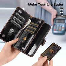 Load image into Gallery viewer, Shieldtop Compatible with Samsung Galaxy S25 Ultra Wallet Case with Card Holder,Women Men RFID Blocking PU Leather Flip TPU Protective Cover Credit Card Slots,Phone Case for S25 Ultra,Coffee_15
