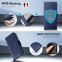 Load image into Gallery viewer, Shieldtop Compatible with Samsung Galaxy Z Fold7 Wallet Case with Card Holder,Fold 7 5G Phone Case Women Man RFID Blocking PU Leather Flip Protective Cover Credit Card Holder Slots,Dark Blue, ADarkBlue_3451
