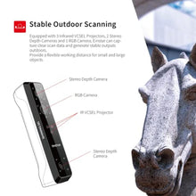 Load image into Gallery viewer, Shining 3D Einstar Handheld 3D Scanner with Detail-Oriented Enhancement Technology Support Scanning Hair and Body, Up to 14FPS Scanning Speed High Quality Collecting Data 3D Scanner for 3D Printer, Blue_537
