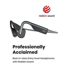 Load image into Gallery viewer, SHOKZ OpenMove - Open-Ear Bluetooth Sport Headphones, Bone Conduction Wireless Earphones, Sweatproof for Running and Workouts, with Sticker Pack, Grey_2284
