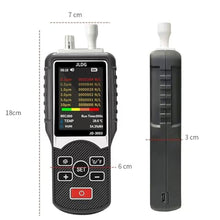 Load image into Gallery viewer, SICWEDIM Handheld Multifunctional Dust Particle Counter, Professional Air Quality Pollution Monitor,with 2.8" Full - Color LCD, Large Storage, for 0.3-10m Particles_2183
