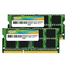 Load image into Gallery viewer, Silicon Power DDR3L 16GB (2x8GB) RAM 1600MHz (PC3 12800) 204 pin CL11 1.35V Non ECC Unbuffered SODIMM Laptop Notebook Memory RAM Module Upgrade, Standard_1
