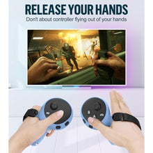 Load image into Gallery viewer, Silicone Cover Set Compatible with Meta Oculus/Quest 3, VR Accessories Protective Cover Includes Controller Grips, Front Shell Headset Cover and Face Cover, Not Fit Quest 3S(Haze Blue), HazeBlue_7372
