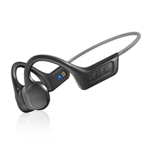 Load image into Gallery viewer, SilisoundTek Bone Conduction Headphones Bluetooth,Upgraded IPX7 Waterproof Wireless Earbuds,Open Ear Headphones Bluetooth 5.3 with Mic,10H Playtime for Running,Cycling,Hiking,Gym,Workout (Gray)_1
