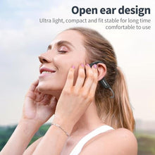 Load image into Gallery viewer, SilisoundTek Bone Conduction Headphones Bluetooth,Upgraded IPX7 Waterproof Wireless Earbuds,Open Ear Headphones Bluetooth 5.3 with Mic,10H Playtime for Running,Cycling,Hiking,Gym,Workout (Gray)_5390
